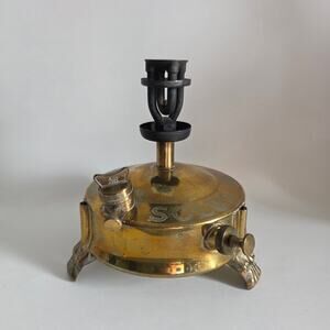 Vintage Coleman Solus Brass Burner Stove Made in U.S.A. Untested